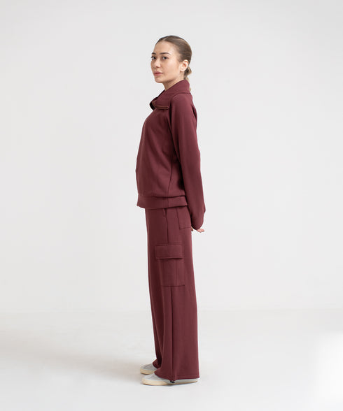 Women's LuxeStretch Half Zip Sweatshirt