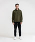 Men's Waffle Collared Sweatshirt