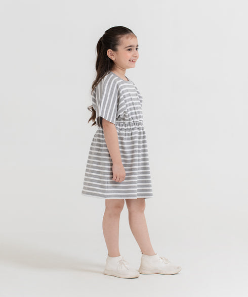 Girls' Striped Dress