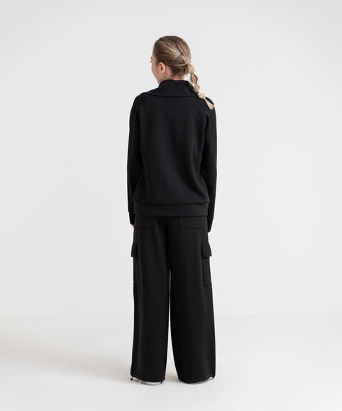 Women's LuxeStretch Half Zip Sweatshirt