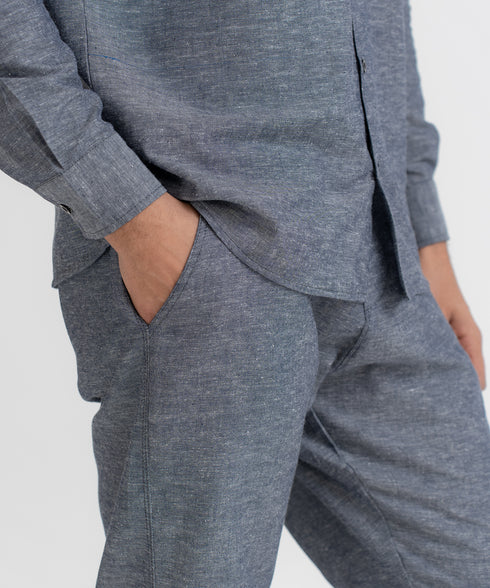 Men's Linen Straight Pants
