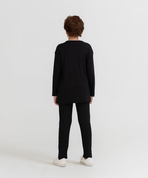 Boys' Modal Rib Henley