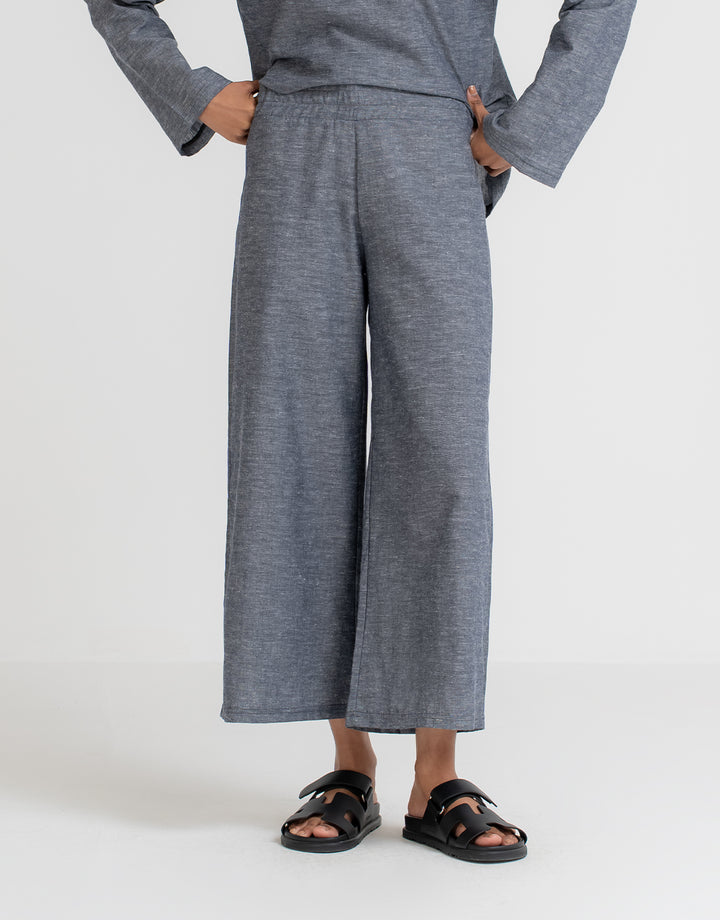 Women's Linen Cropped Pants