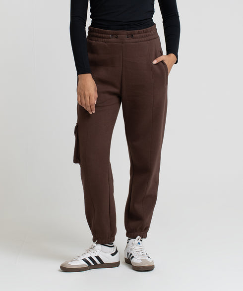 Women's Fleece Cargo Joggers