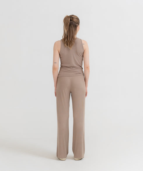 Women's Modal Rib Straight Pants