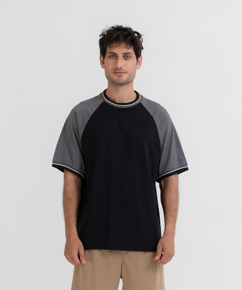 Men's Contrast Oversized Tee