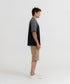 Men's Contrast Oversized Tee
