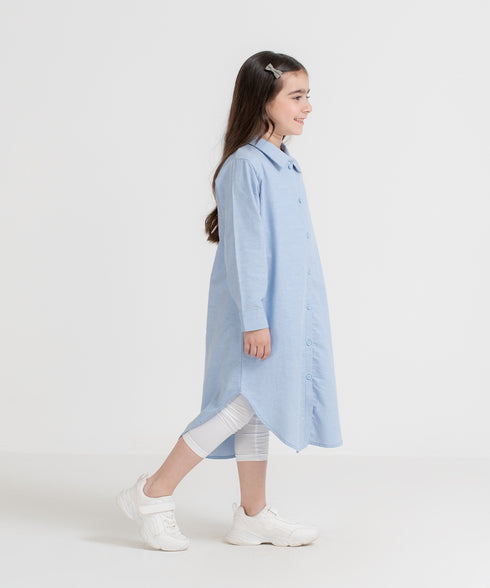 Girls' Button Down Dress