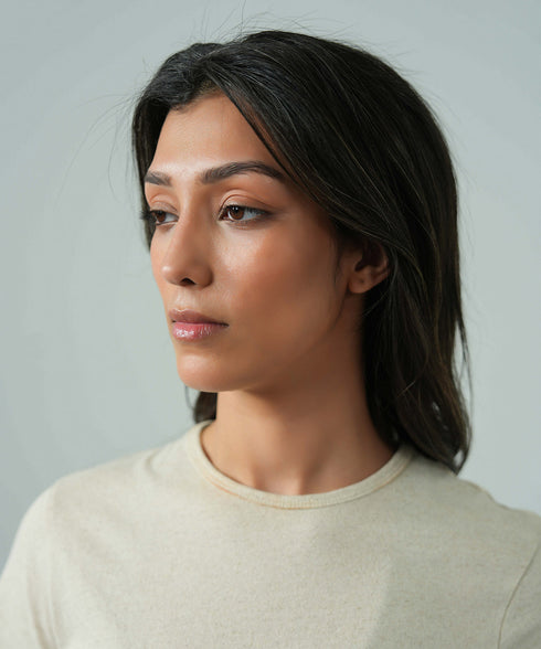 Women's Linen Lace Tee
