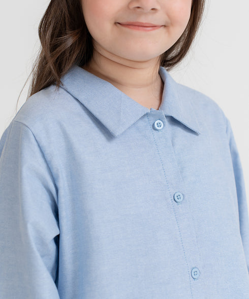 Girls' Button Down Dress