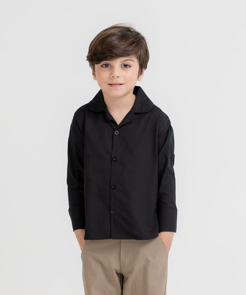 Boys' Poplin Button Down Shirt