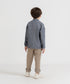 Boys' Linen Band Collar Shirt