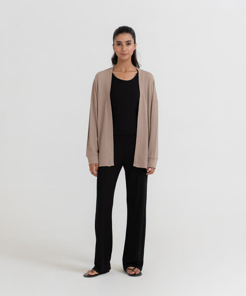 Women's Modal Rib Cardigan