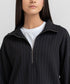 Women's LuxeStretch Pin Stripe Half Zip Sweatshirt