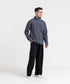 Men's Waffle Collared Sweatshirt