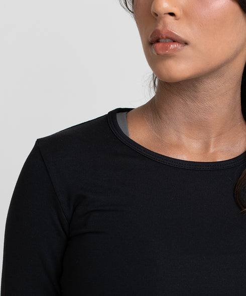 Women's Modal Fitted Long Sleeve Tee