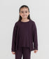 Girls' Modal Rib Cardigan