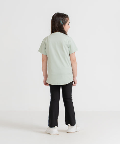 Kids' B-Fit Round Hem Tee