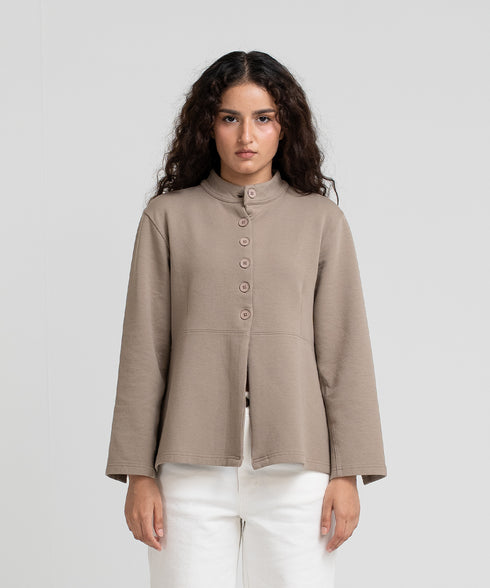 Women's Tech Spacer Band Collar Jacket