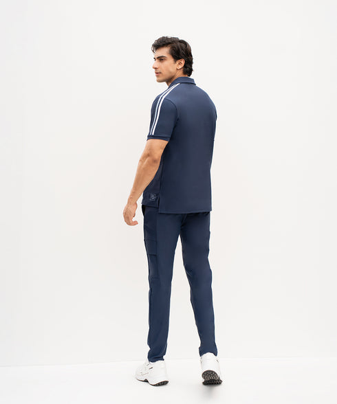 Men's Contrast Tape Polo