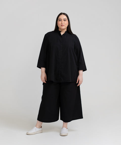 Women's Plus Button Down Set