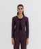 Women's Modal Rib Cropped Cardigan