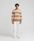 Men's Striped Herringbone Sweatshirt