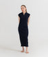 Women's Ribbed Midi Dress