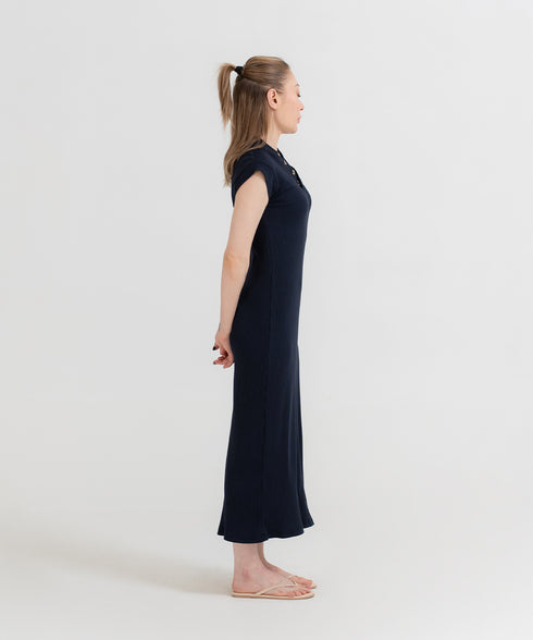 Women's Ribbed Midi Dress