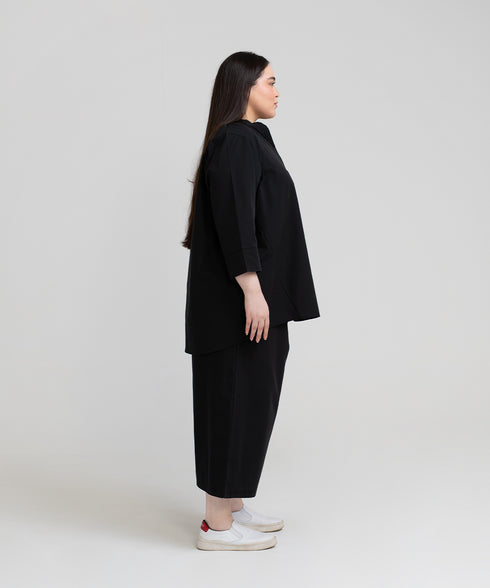 Women's Plus Button Down Set