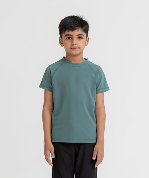 Kids' B-Fit Raglan Crew Tee