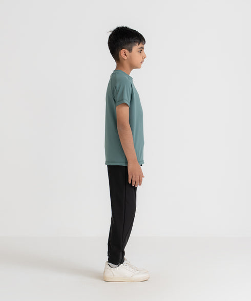 Kids' B-Fit Raglan Crew Tee