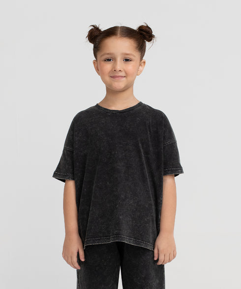 Kids' Denim Oversized Tee
