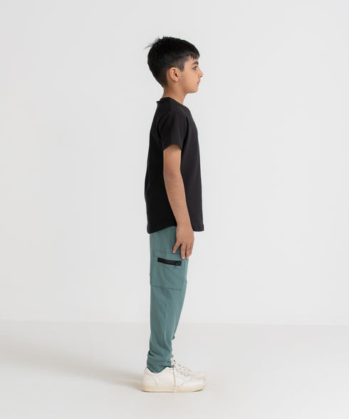 Kids' B-Fit Round Hem Tee