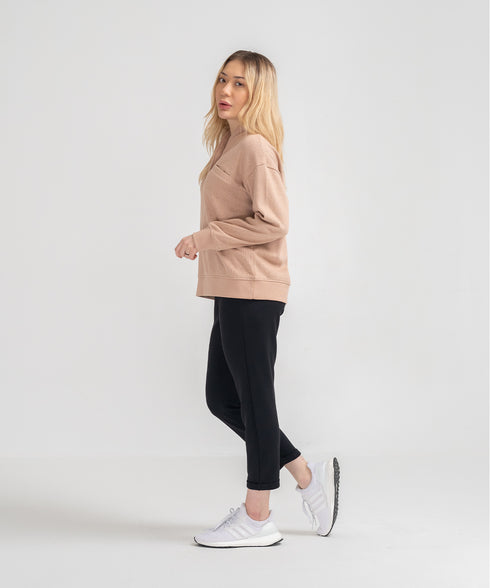 Women's Terry Pocket Henley