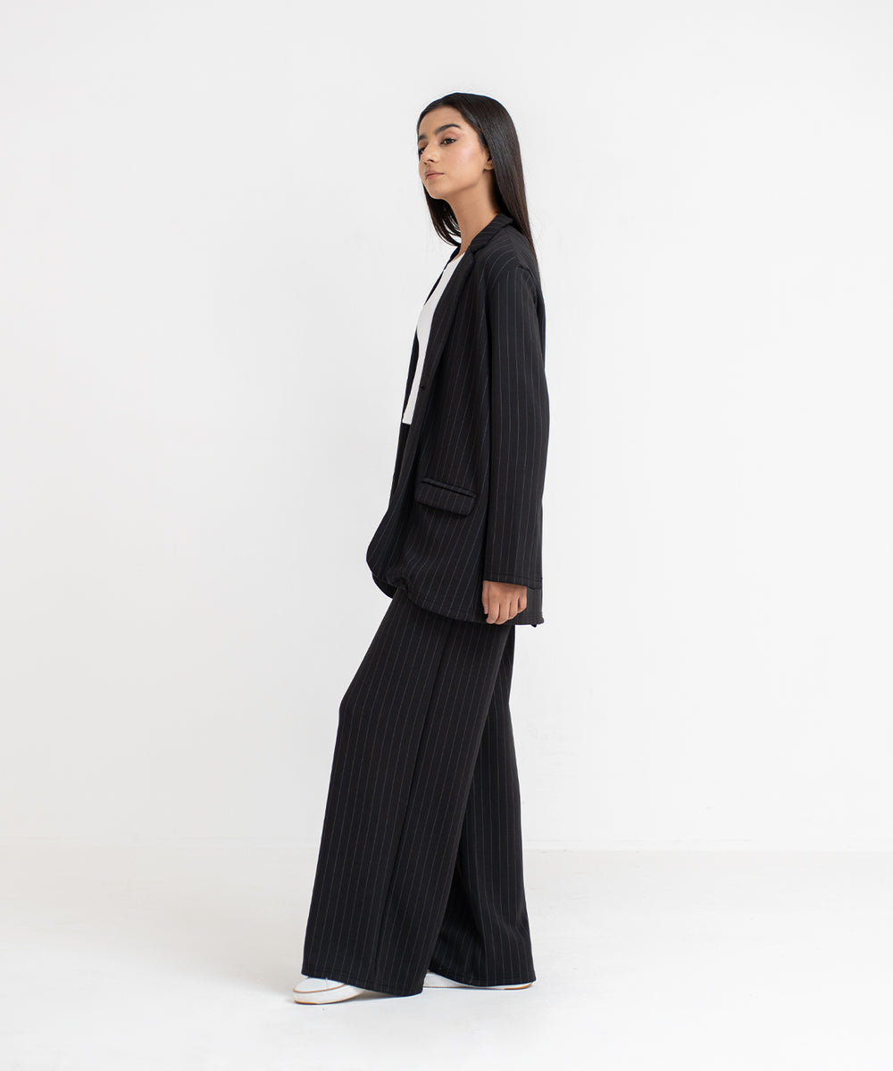 Xena Pants - Black Pinstripe main image 0