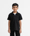 Boys' Waffle Half Zip Shirt