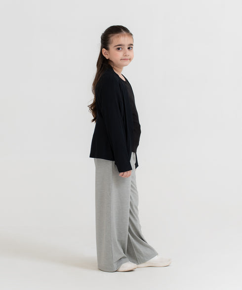 Girls' Modal Rib Cardigan