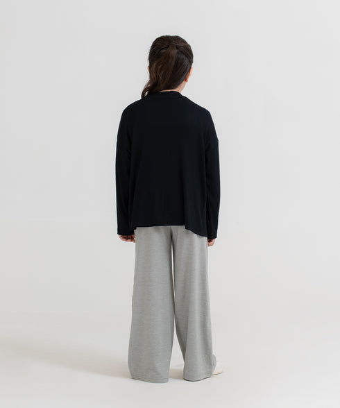 Girls' Modal Rib Cardigan