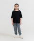Girls' Modal Rib Relaxed Tee