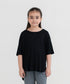 Girls' Modal Rib Relaxed Tee