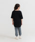 Girls' Modal Rib Relaxed Tee