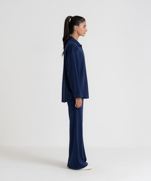 Women's Pocket Button Down Set