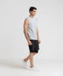 Men's B-Fit Contrast Mesh Muscle Top