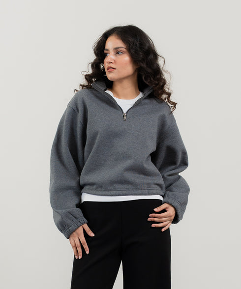 Women's Buffalo Fleece Half Zip Sweatshirt