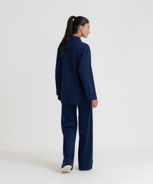 Women's Pocket Button Down Set