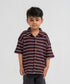Boys' Waffle Striped Shirt