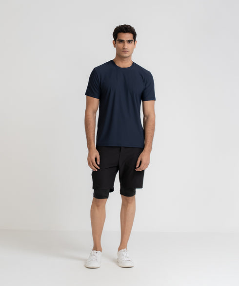 Men's B-Fit Dot Mesh Basic Tee