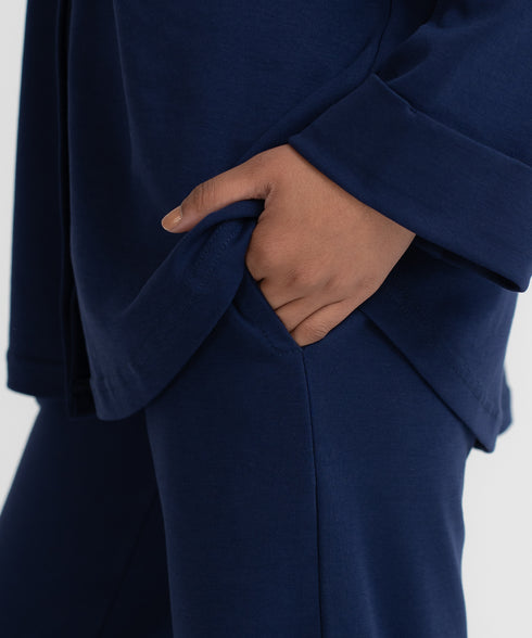 Women's Pocket Button Down Set