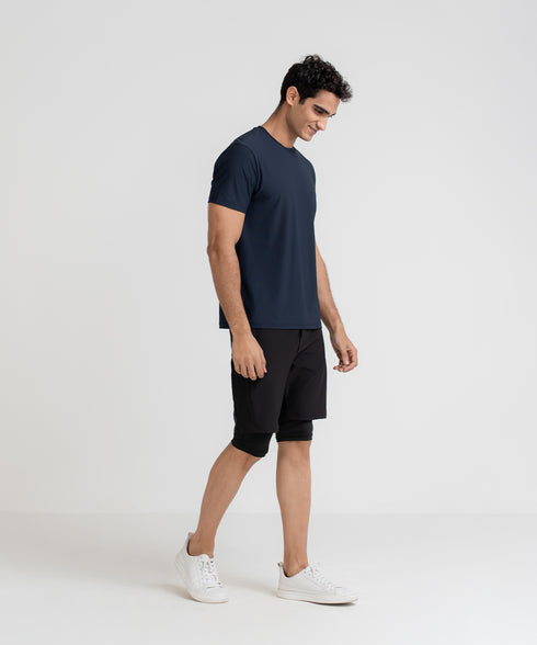 Men's B-Fit Dot Mesh Basic Tee